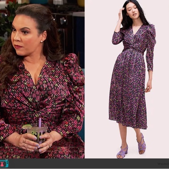 KATE SPADE NEW YORK
Marker Floral Devore Midaxi Dress - Picture 4 of 7